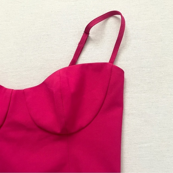 Nwt Aritzia Babaton Meta Camisole Bustier Crop Top - Picture 3 of 7